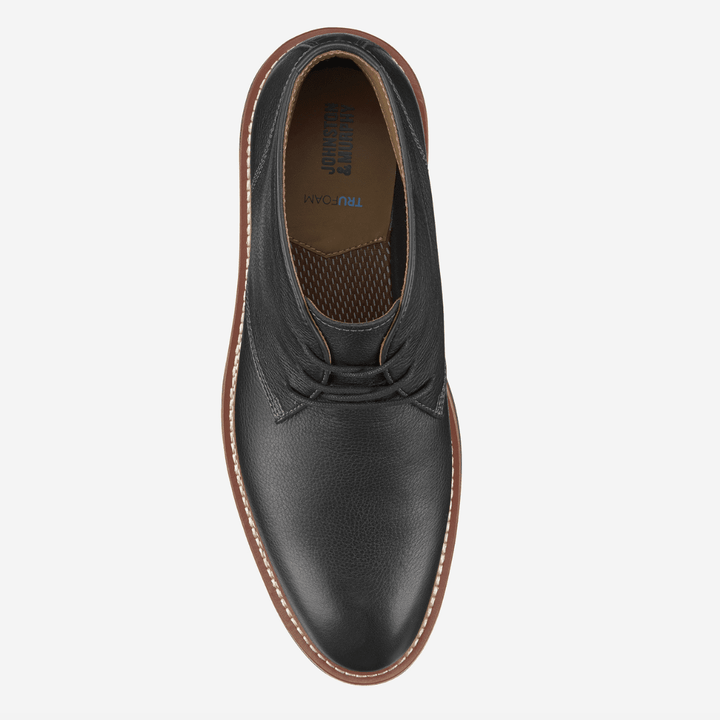 Johnston & Murphy - Upton Chukka (Black Full Grain)