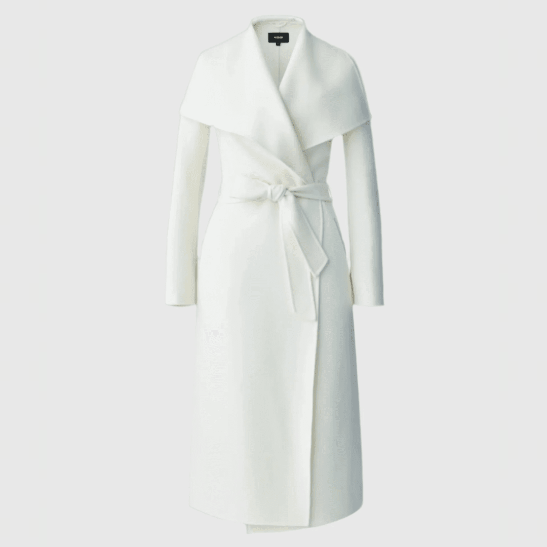 Mackage Women's Mai Double-Face Wool Wrap Coat