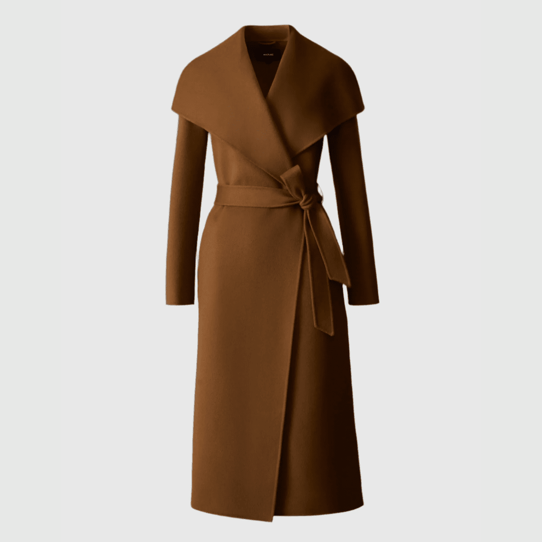 Mackage Women's Mai Double-Face Wool Wrap Coat
