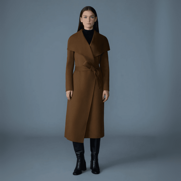 Mackage Women's Mai Double-Face Wool Wrap Coat
