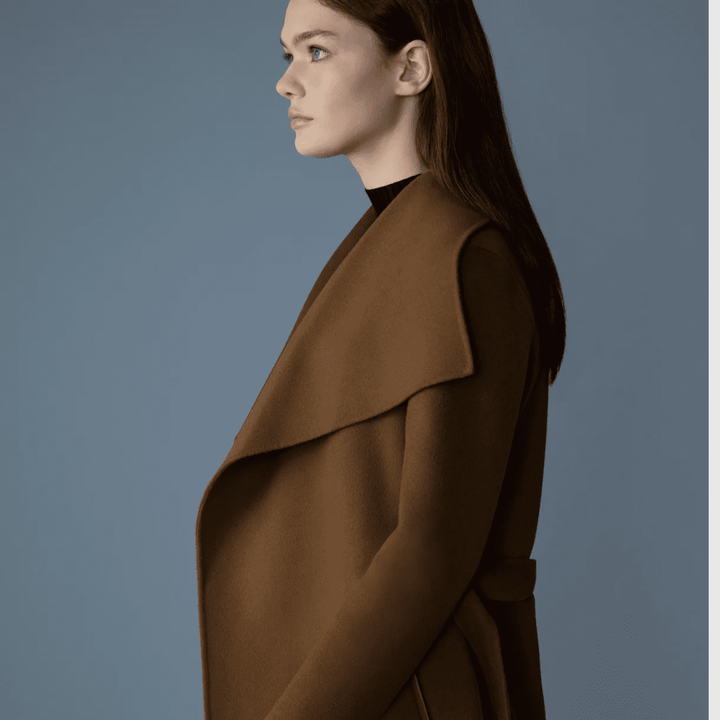Mackage Women's Mai Double-Face Wool Wrap Coat