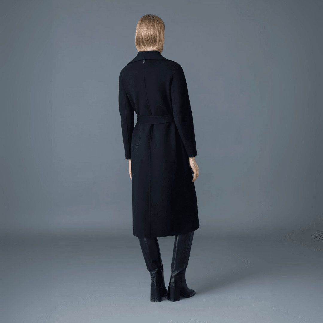 Mackage Women's Mai Double-Face Wool Wrap Coat
