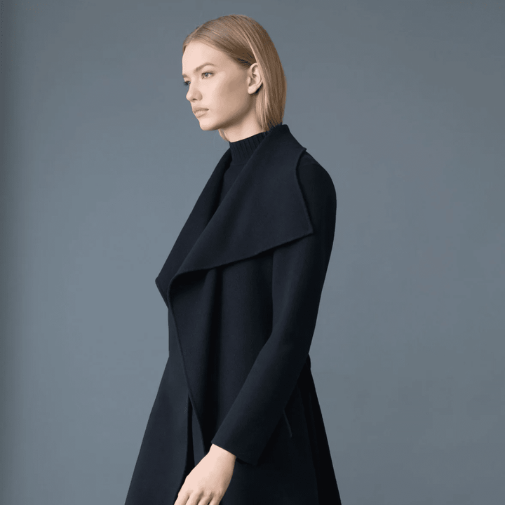 Mackage Women's Mai Double-Face Wool Wrap Coat