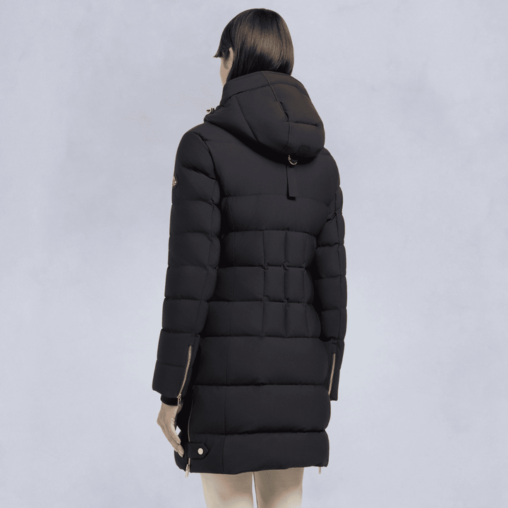 Moose Knuckles - Women - Gold Series NyLuxe Watershed Shearling Trim Parka