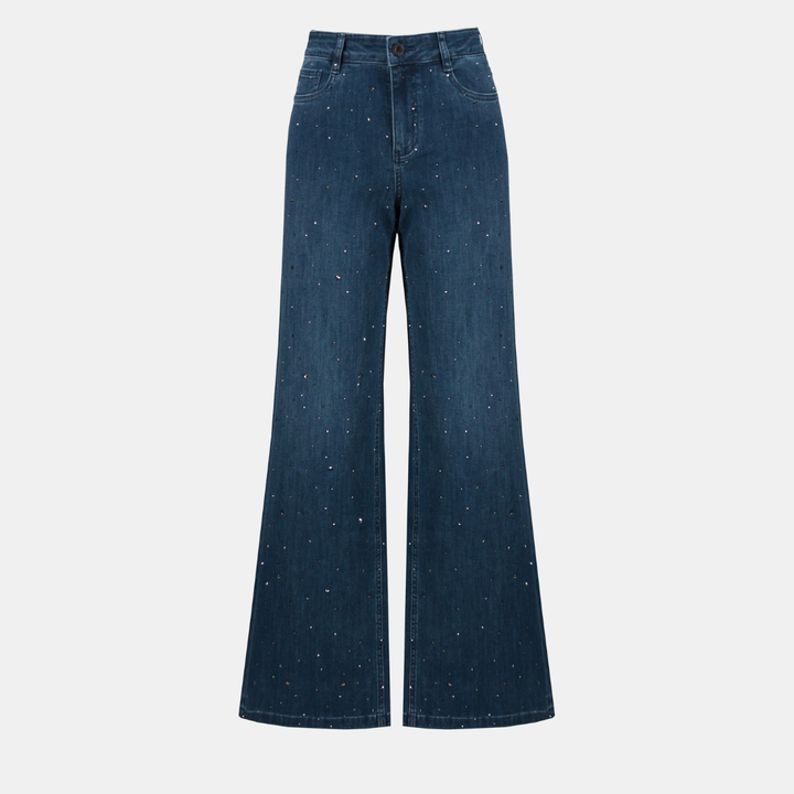 Joseph Ribkoff - Women - Classic Wide Leg Pull-On Jeans