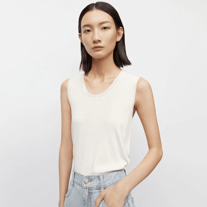 MEILLEUR MOMENT Knit Strappy Tank Top