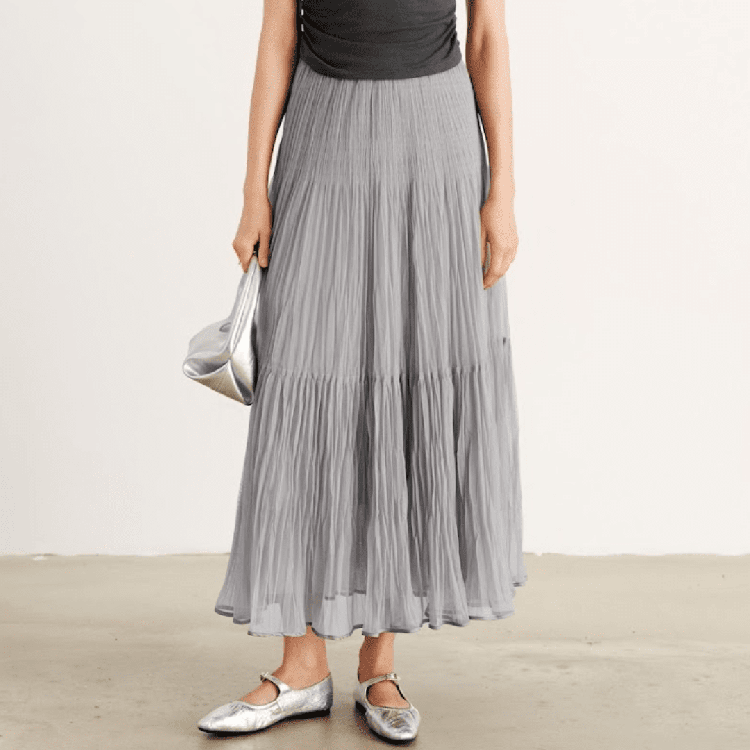 MEILLEUR MOMENT Pleated Maxi Skirt