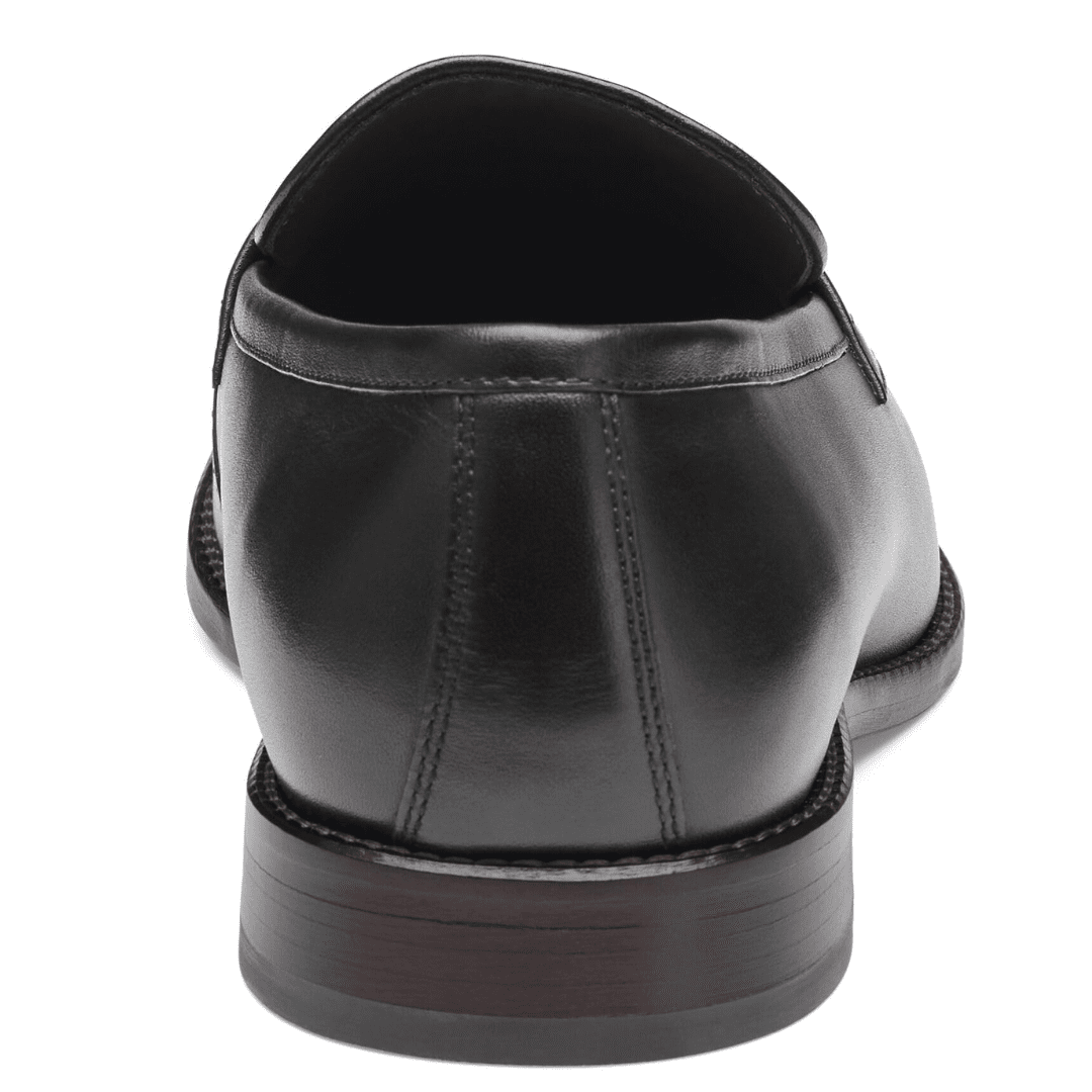 Johnston & Murphy - Floyd Penny Loafer (Black Full Grain Leather)