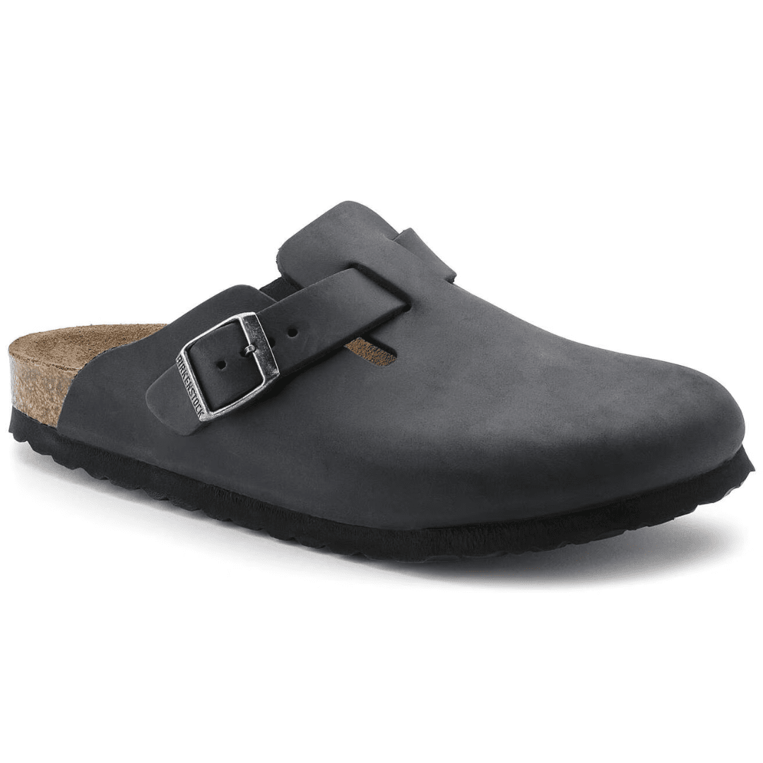 Birkenstock - Men's - Boston (Black Oiled Leather)