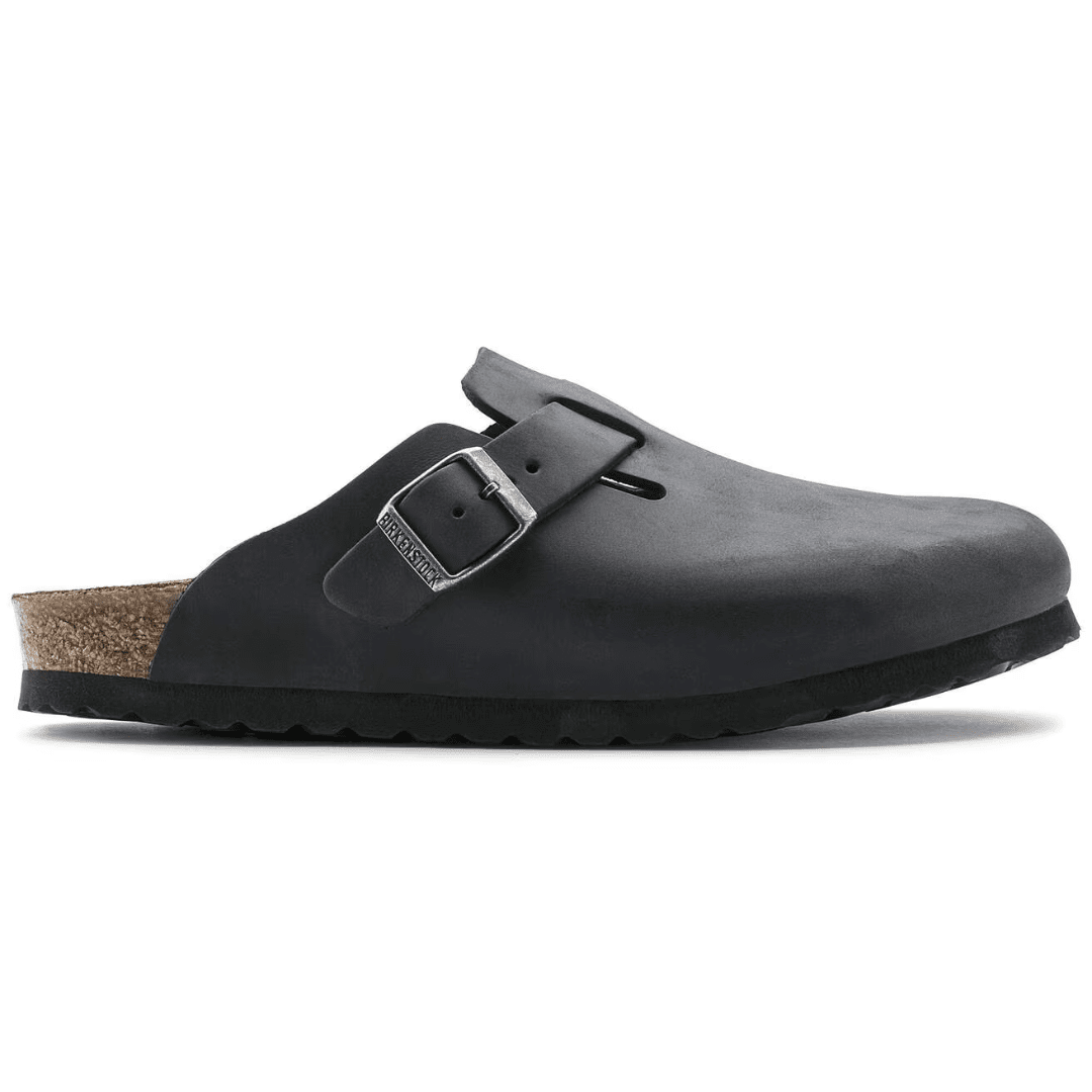 Birkenstock - Men's - Boston (Black Oiled Leather)