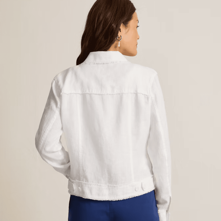 Tommy Bahama Two Palms Linen Raw-Edge Jacket