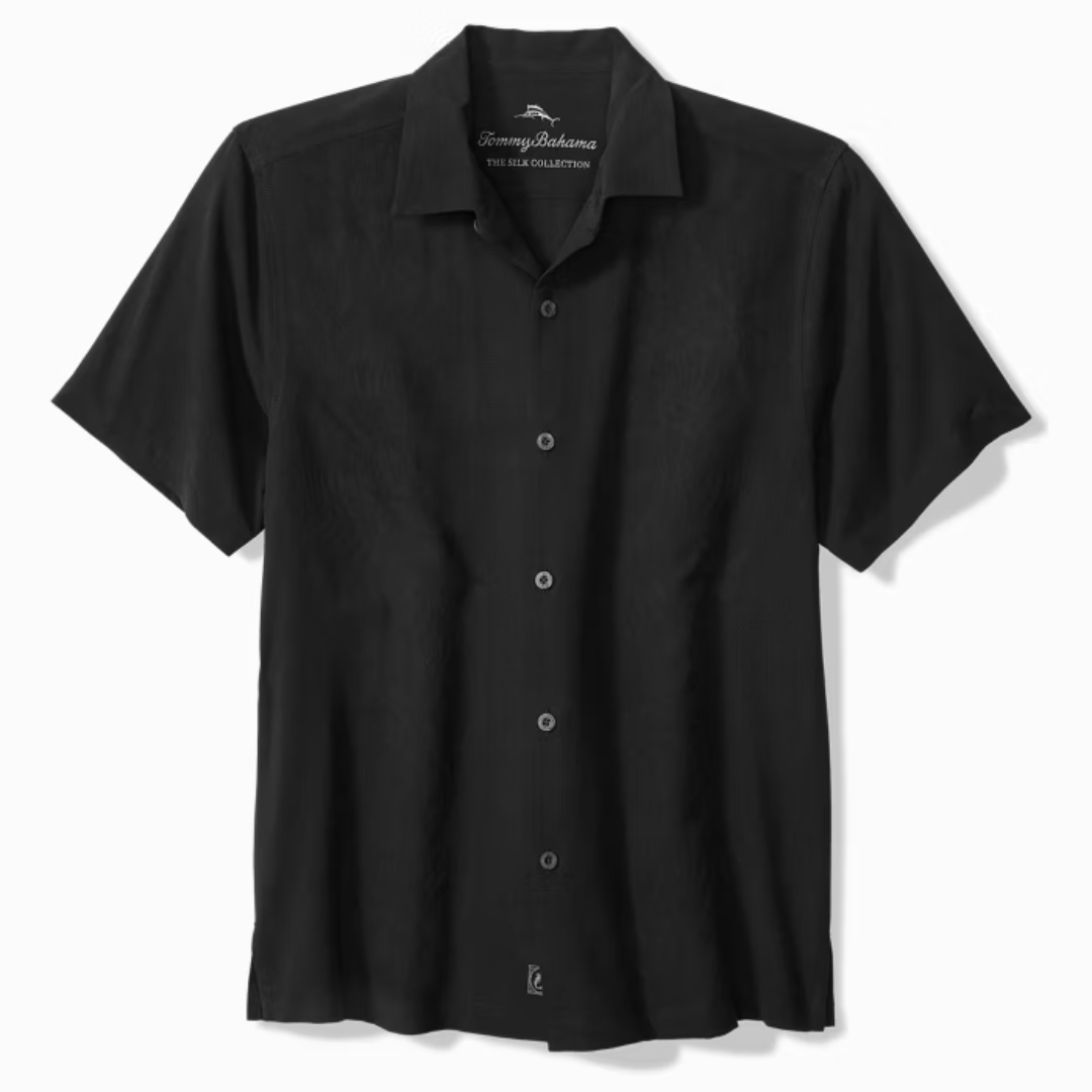 Tommy Bahama- Kona Luxe Border Silk Camp Shirt