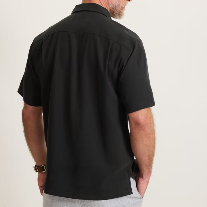 Tommy Bahama- Kona Luxe Border Silk Camp Shirt