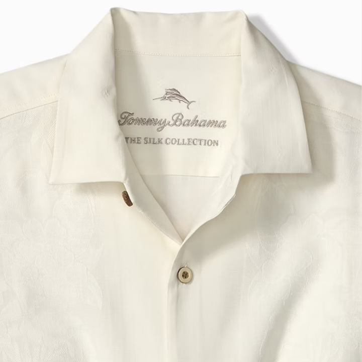 Tommy Bahama- Kona Luxe Border Silk Camp Shirt