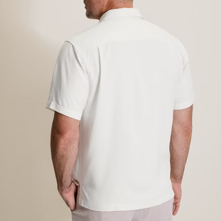 Tommy Bahama- Kona Luxe Border Silk Camp Shirt