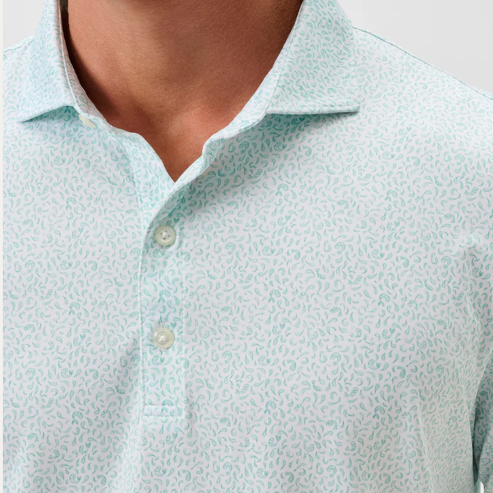 Johnnie O- Performance Jersey Polo - Prawn