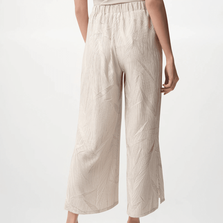 Joseph Ribkoff- Pleated Satin Pull-On Culotte Pants