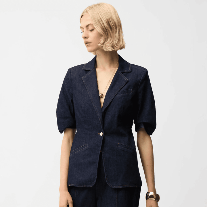 Joseph Ribkoff- Denim Fitted Blazer
