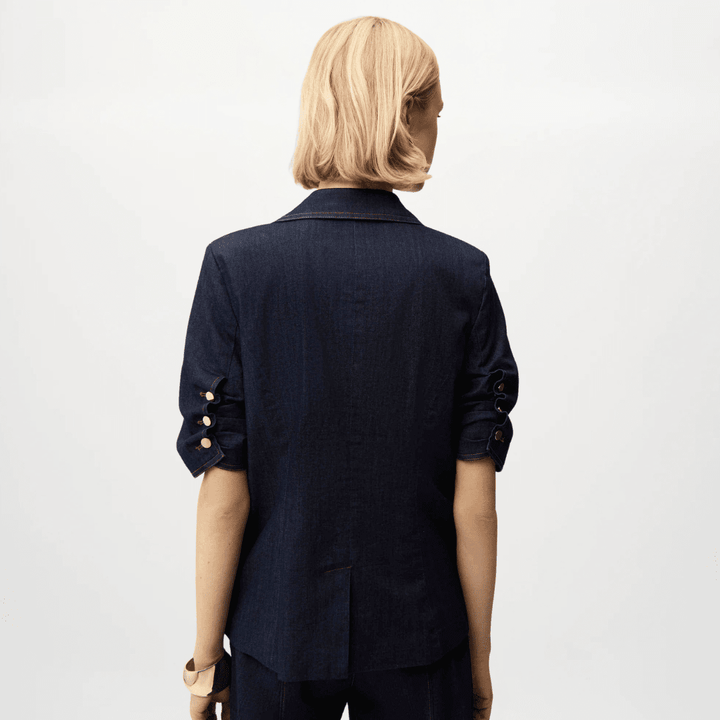 Joseph Ribkoff- Denim Fitted Blazer