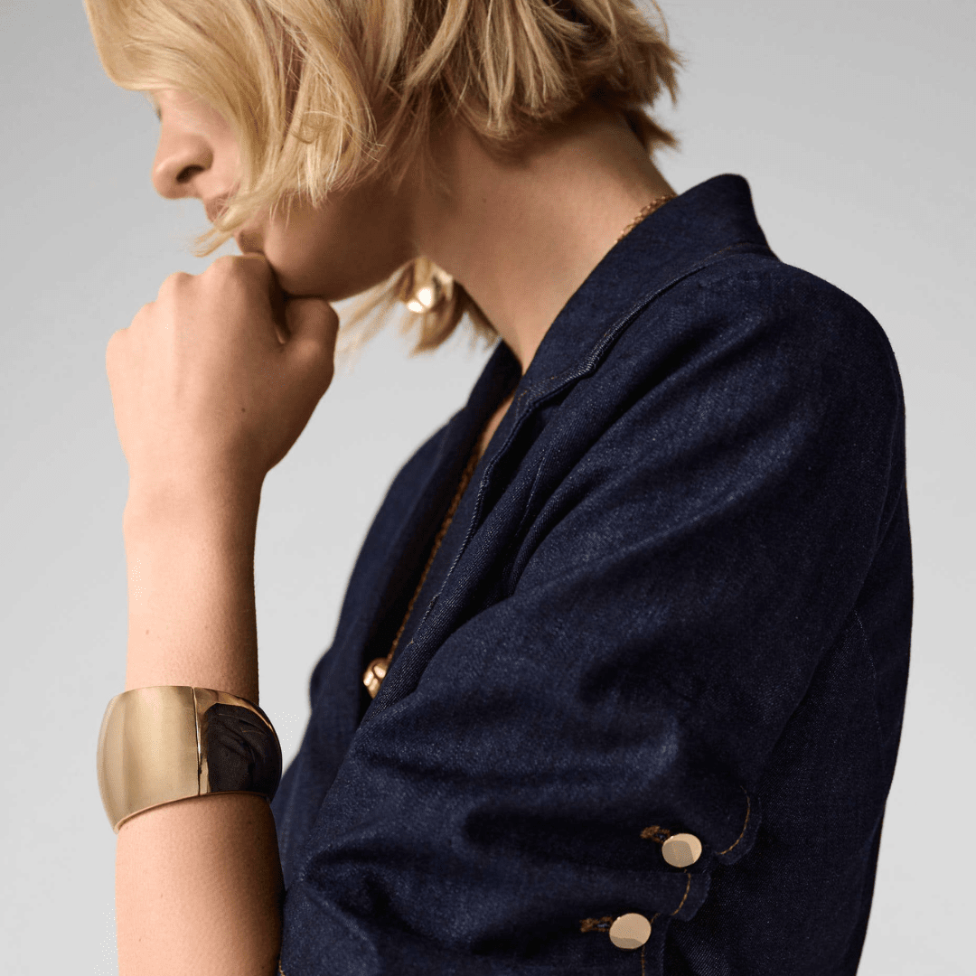 Joseph Ribkoff- Denim Fitted Blazer