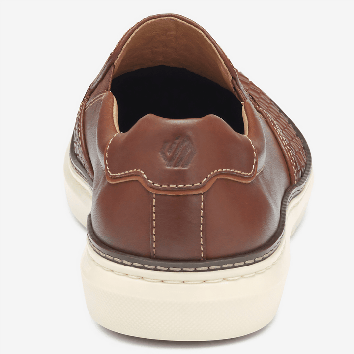 Johnston & Murphy - McGuffey 2 Woven Slip-On (Tan Woven Full Grain)