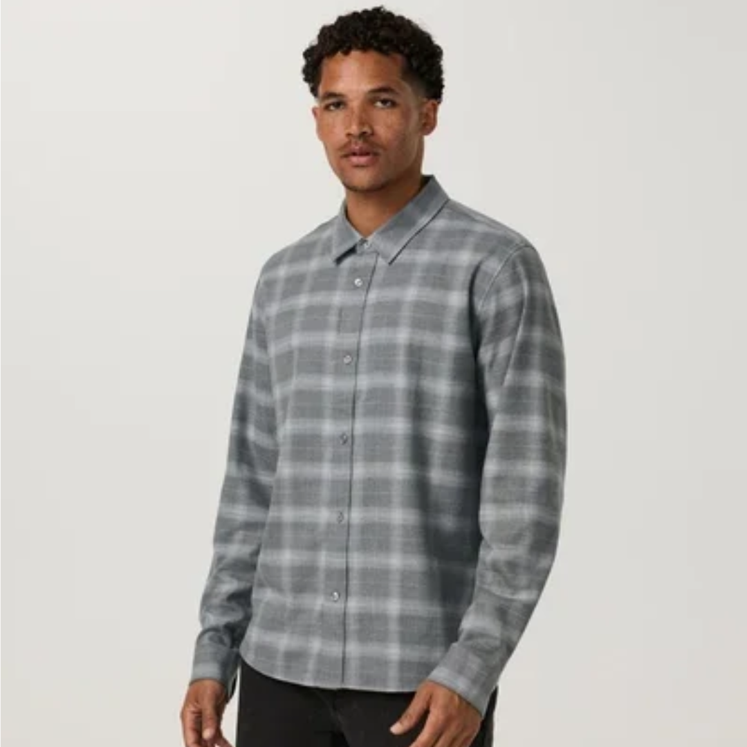 Vuori - Men - Long Sleeve Midweight Flannel Shirt