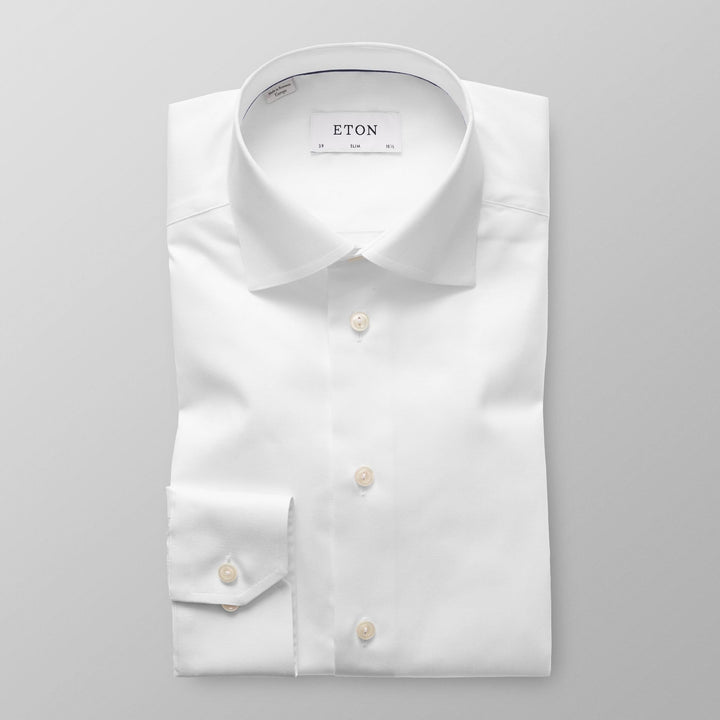 ETON® | Slim Fit Signature Twill Shirt - White