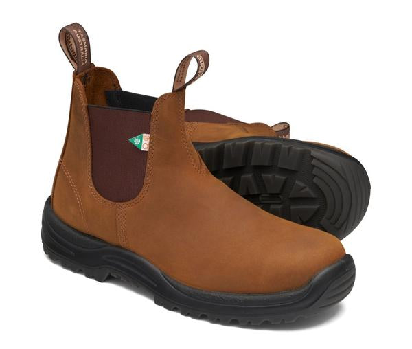 Blundstone 164 Men s Work Safety Boot Crazy Horse Brown