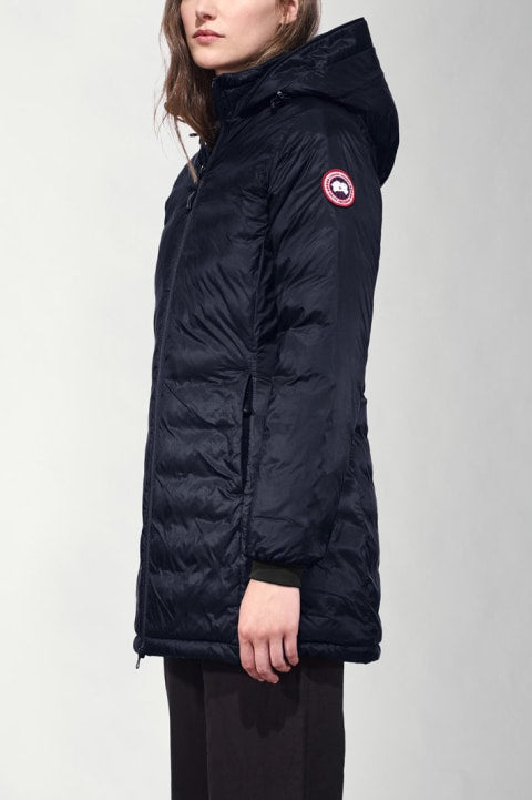 Camp hooded sale down jacket