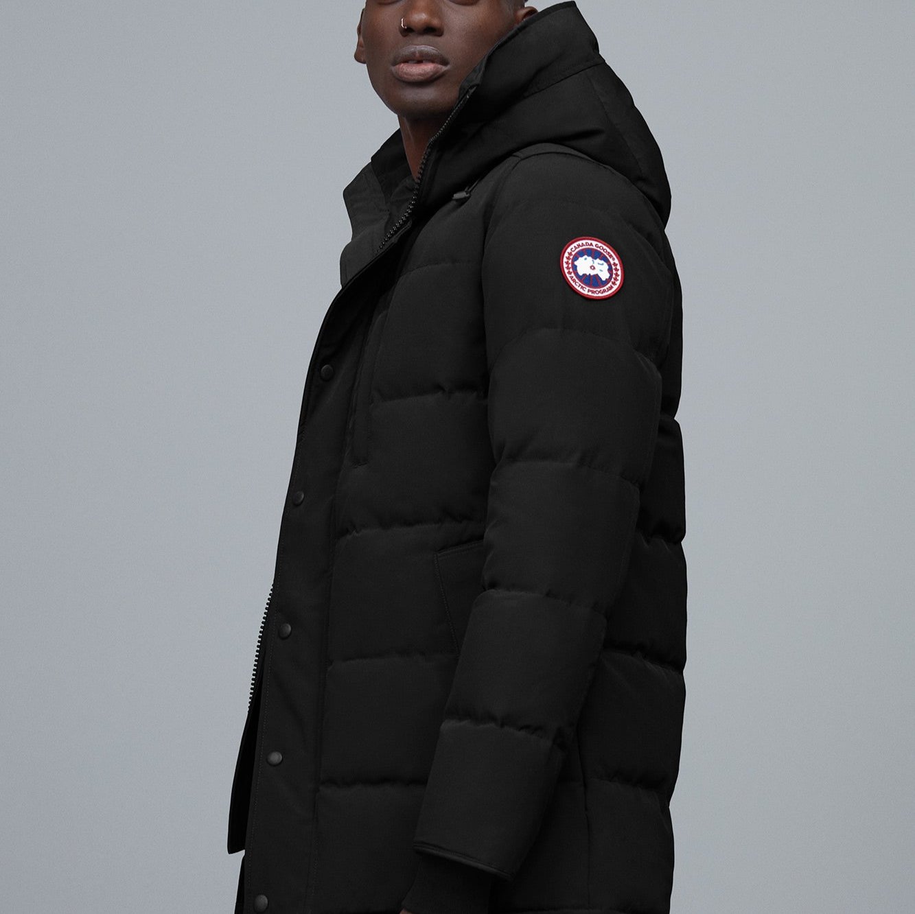 Black canada cheap goose coat mens