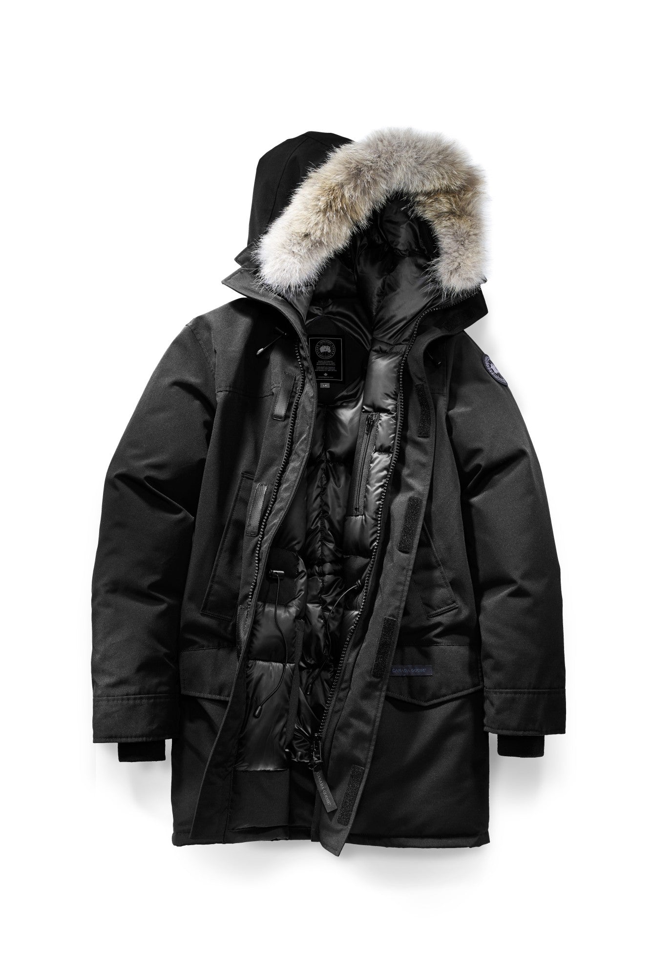 Canada goose langford parka noir outlet homme