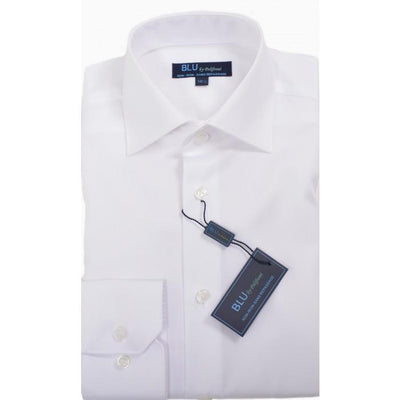 Polifroni Dress Shirt - Blu-360 Miami (slim fit) - White main image 0