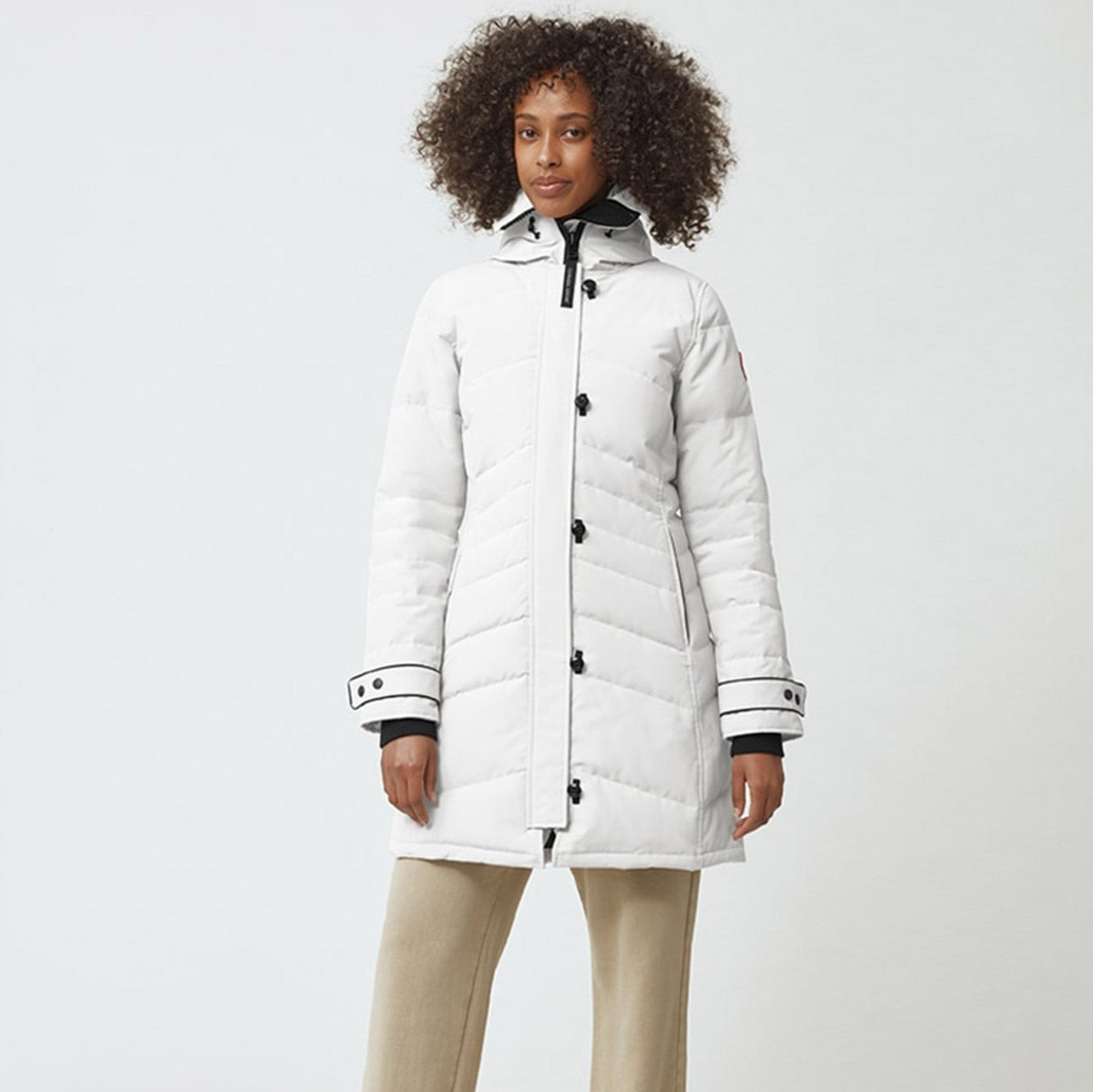 Canada goose lorette parka in clearance white