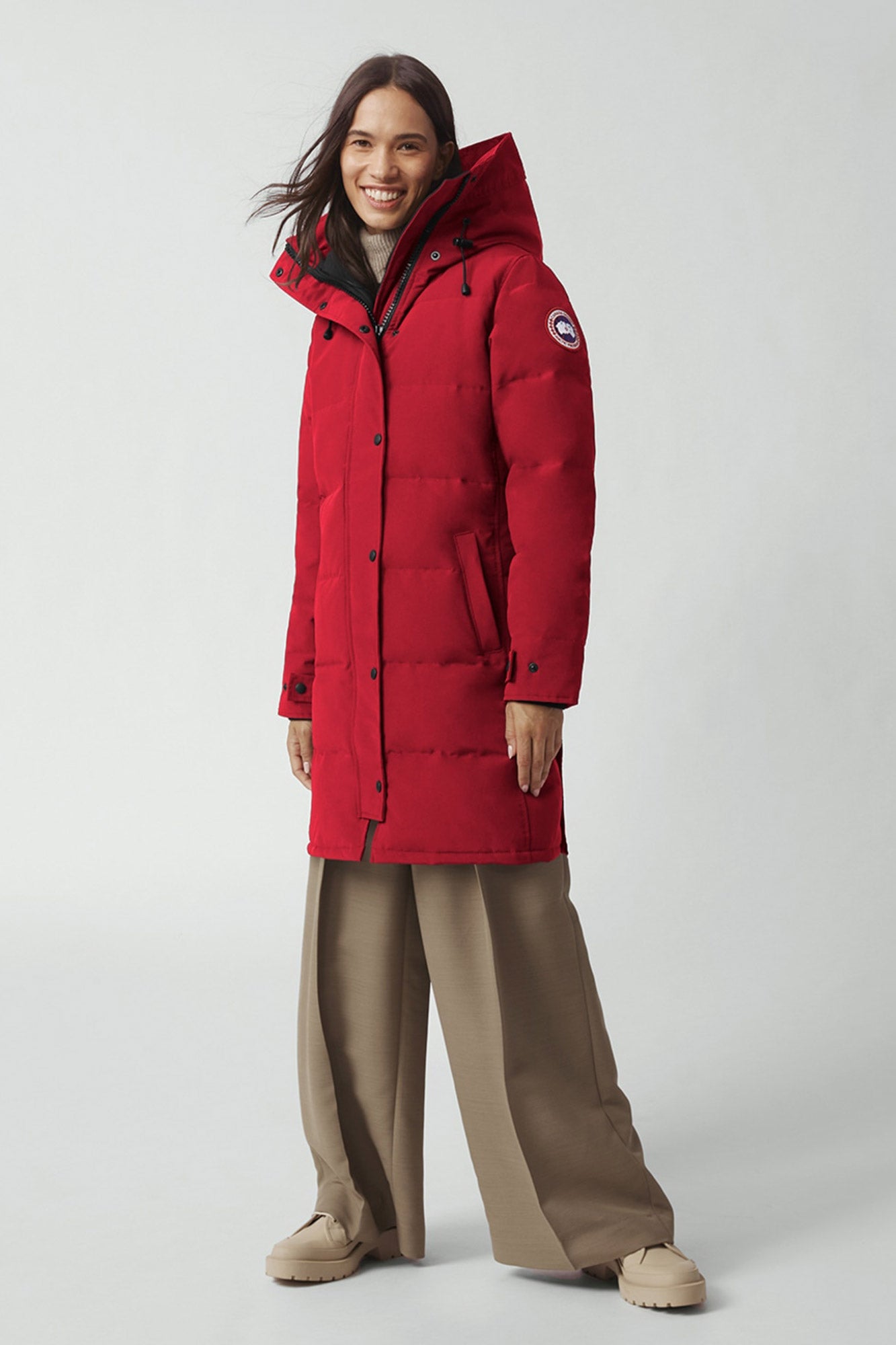 Red canada goose hot sale coat womens