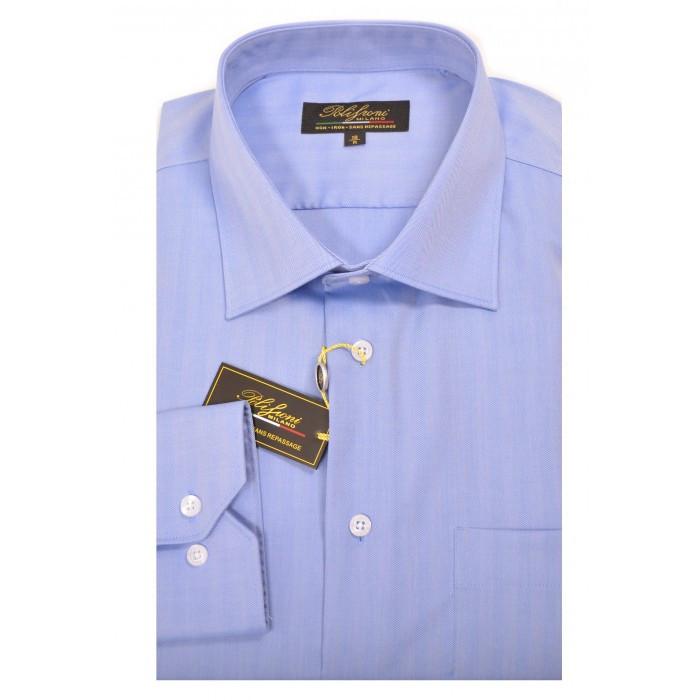 Polifroni Milano | GC350 Veneto Regular Fit Dress Shirt - Blue